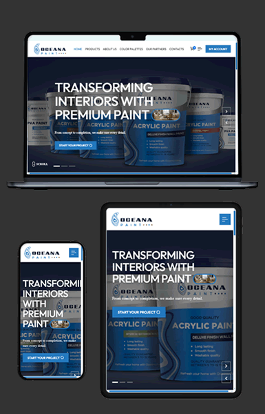 Oceana Paint E-Commerce